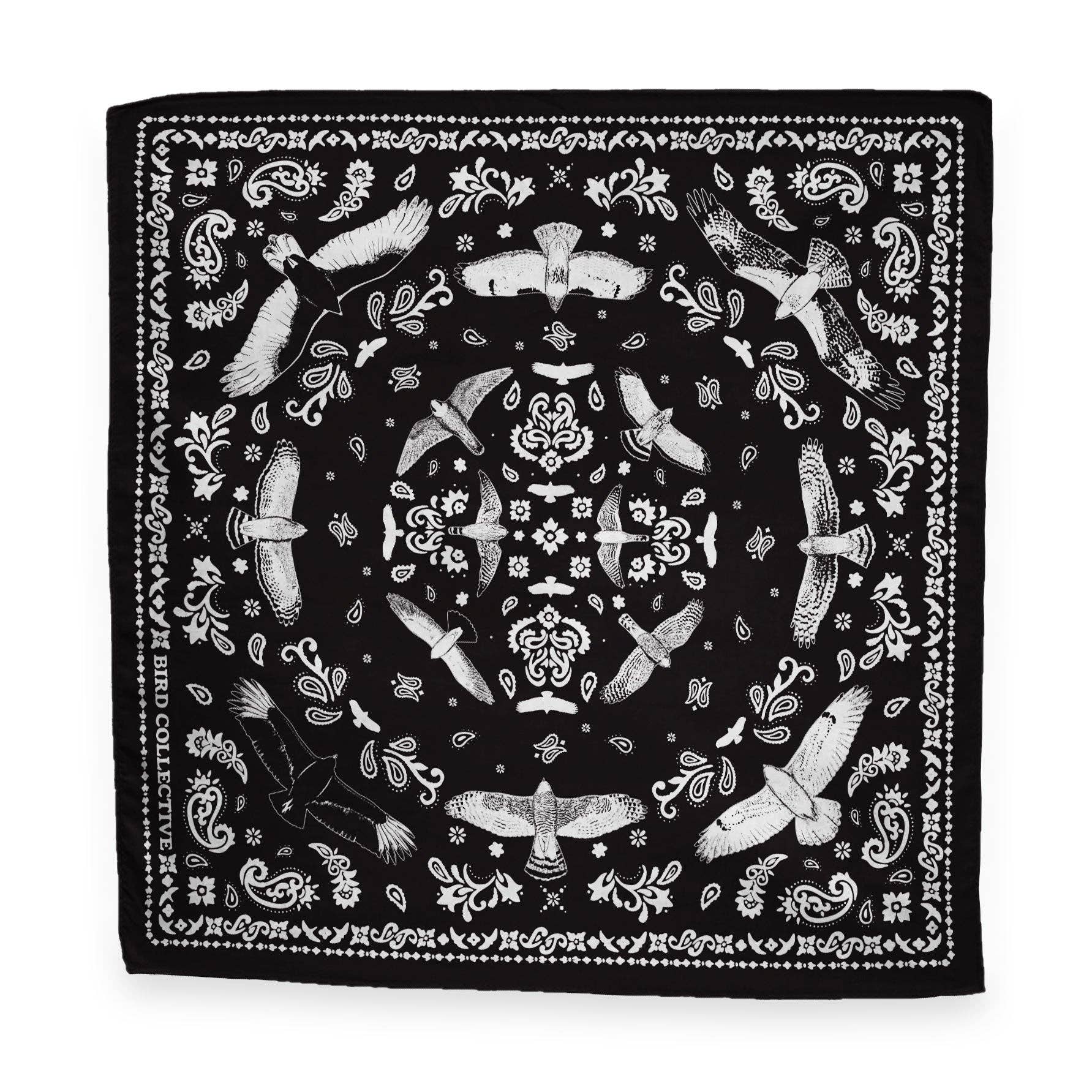 Hawks In Flight Bandana by Bird Collective