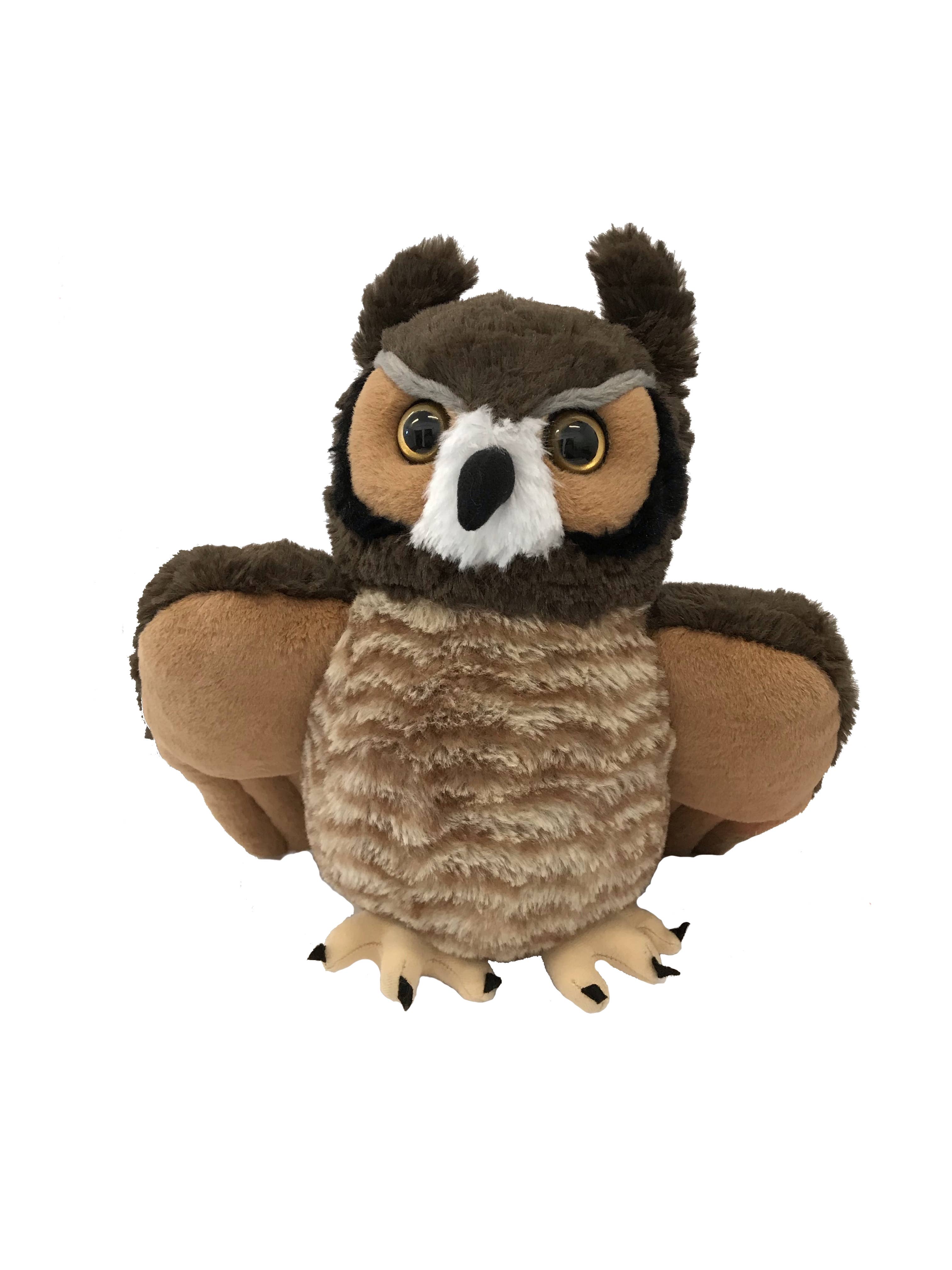 CK Great Horned Owl Stuffed Animal - 12"