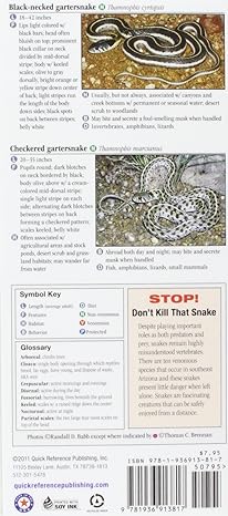 Snakes of Southeast Arizona: Folding Pocket Guide