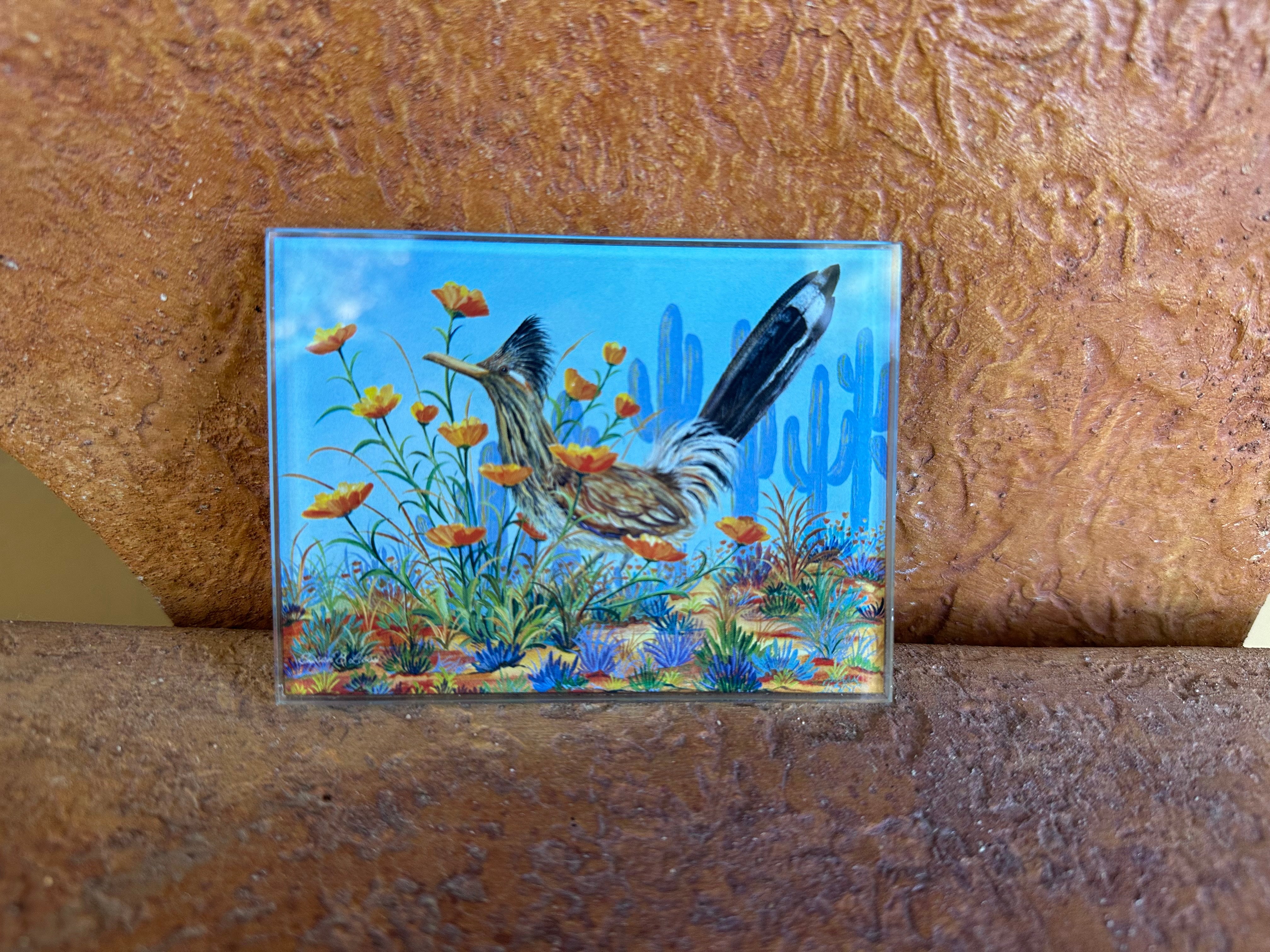 Susan Libby Glass Souvenir Magnets