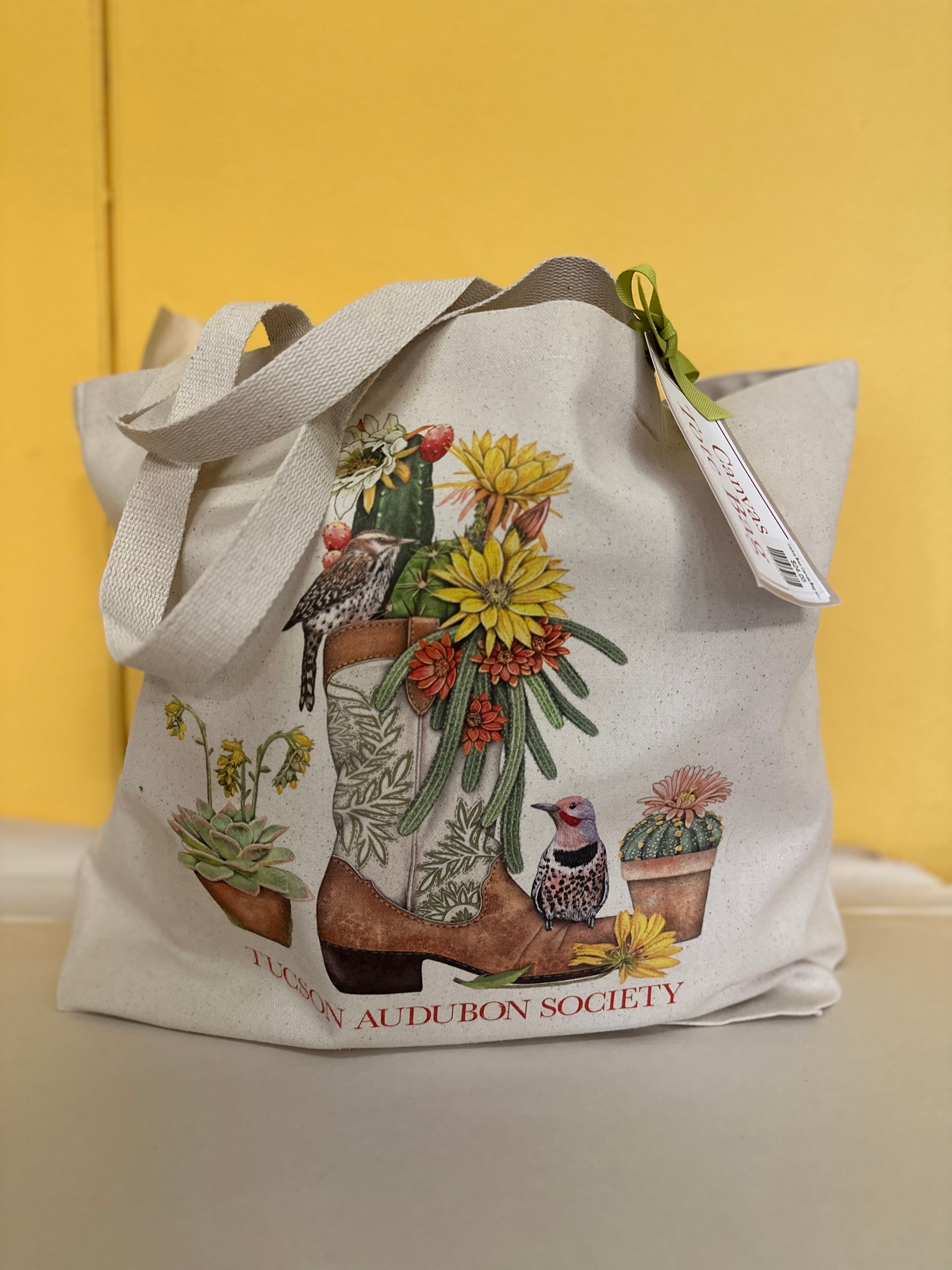 Cactus Boot Canvas Bag with Logo