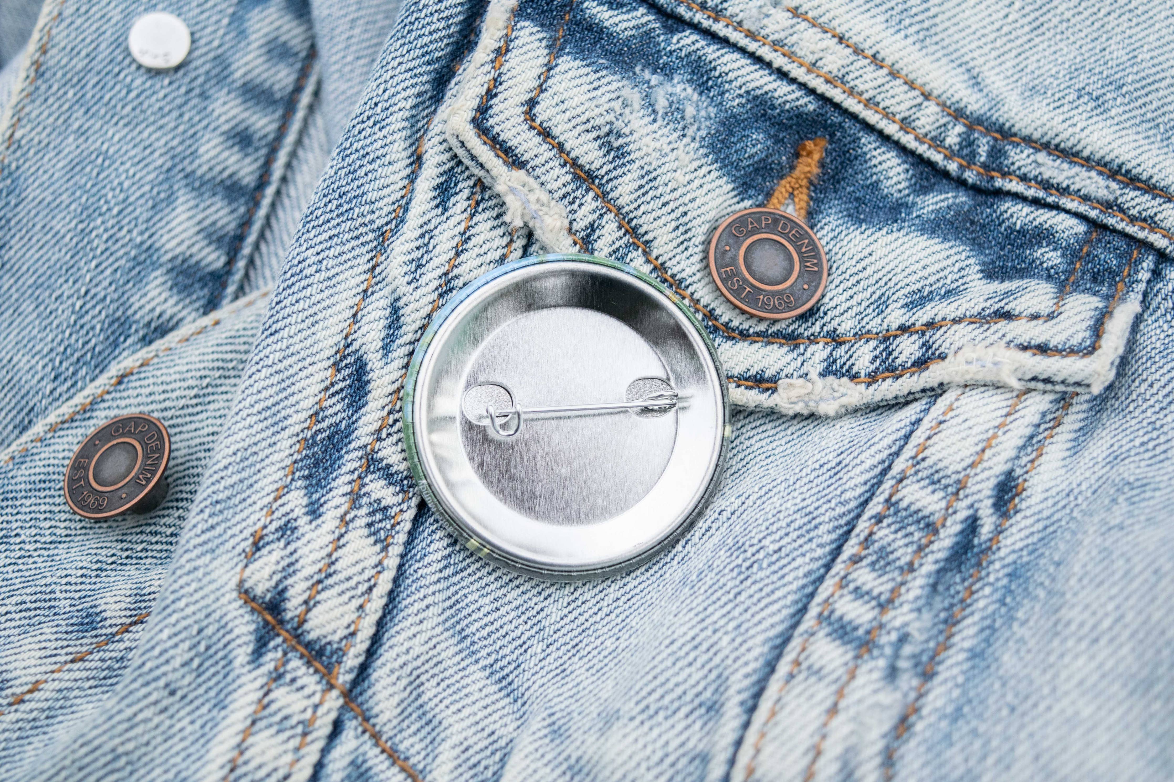 Let's Go Birding 1.75" pin back button