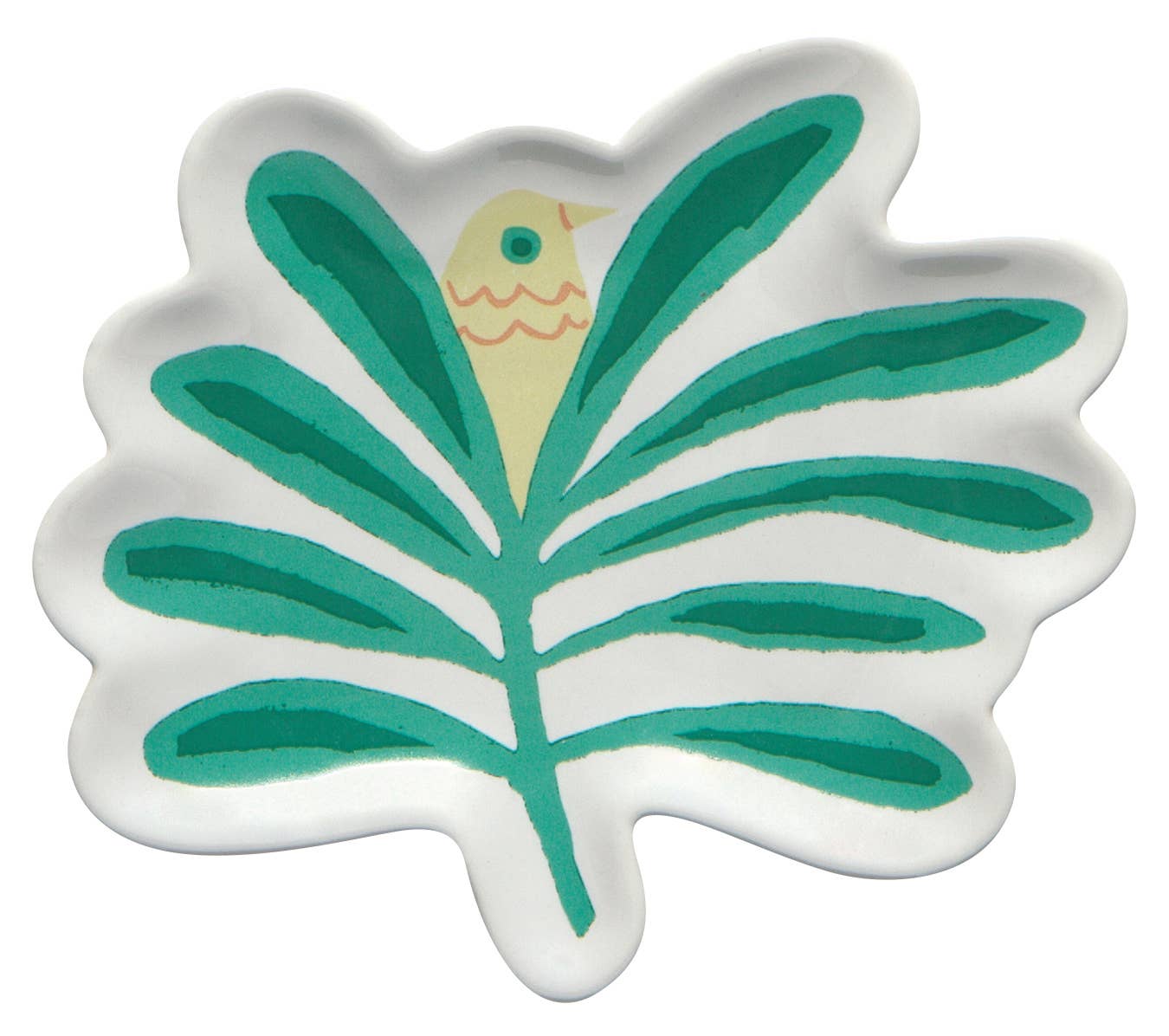 Haven Palm Tree Shaped Ceramic Trinket Tray