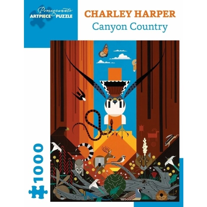 Charley Harper Canyon Country 1000pc Puzzle