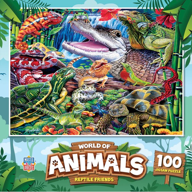 Reptile Friends Puzzle-100pc
