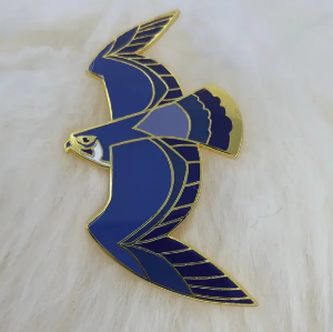 Large Peregrine Falcon Pin