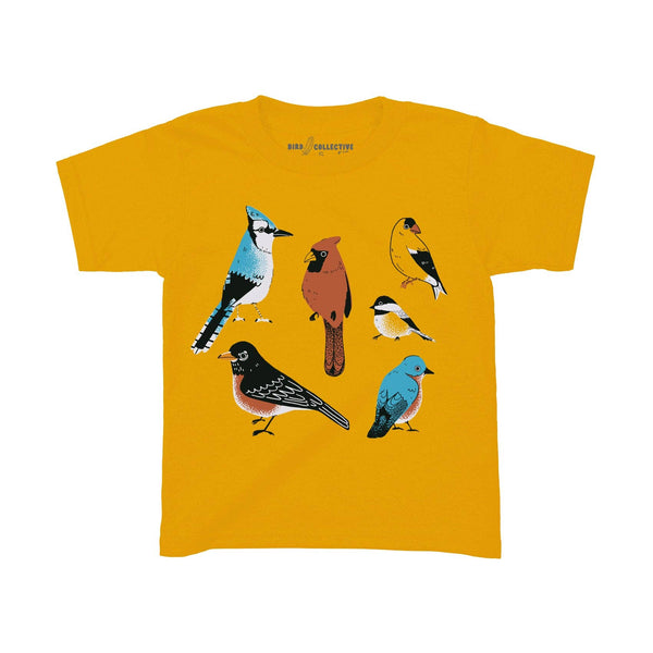 Kid's Backyard Birds T-Shirt