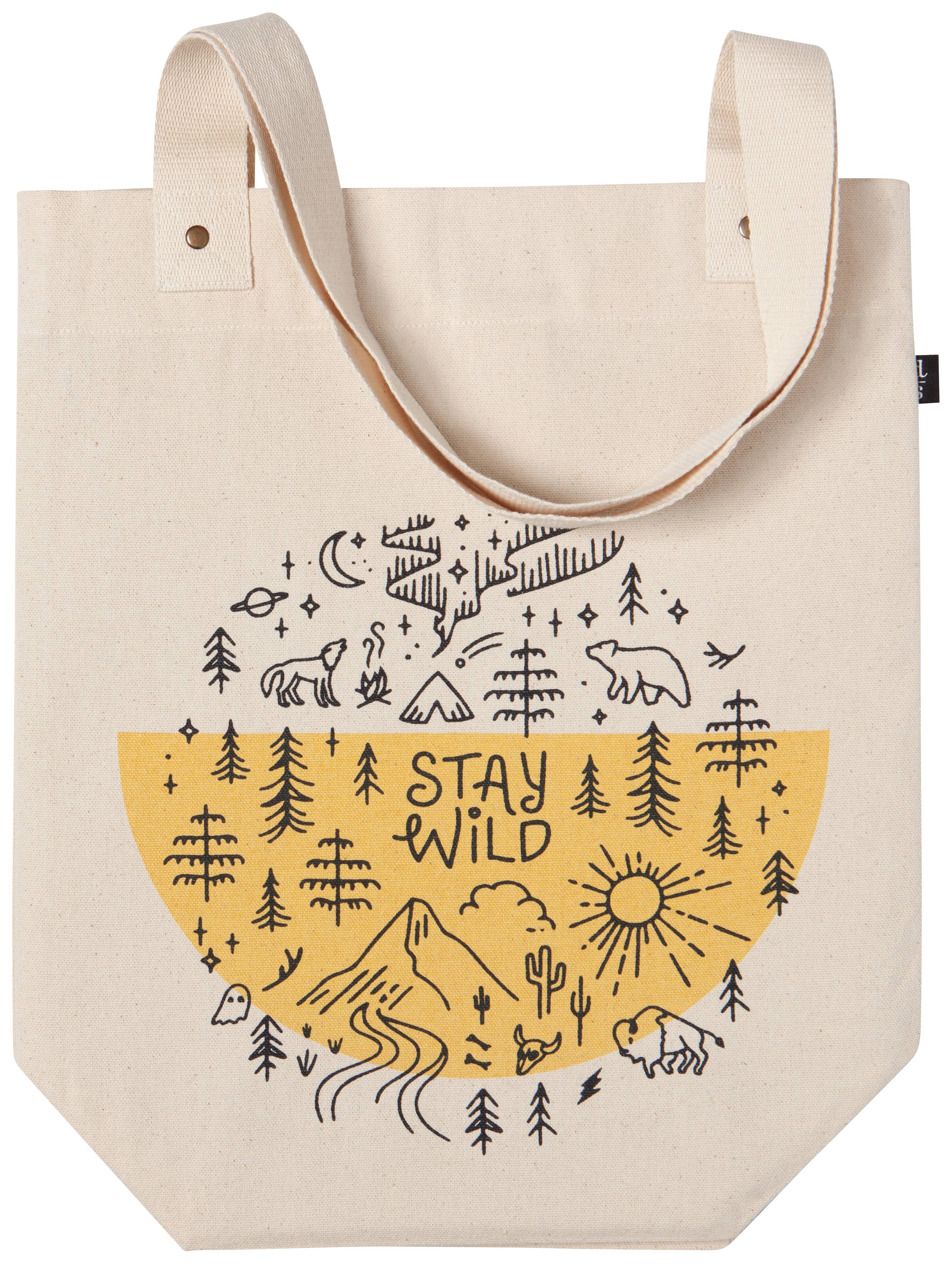 Stay Wild Cotton Studio Tote Bag
