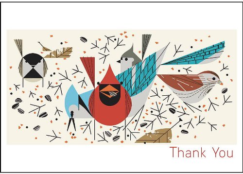 Charley Harper Thank You Cards, Set of 10