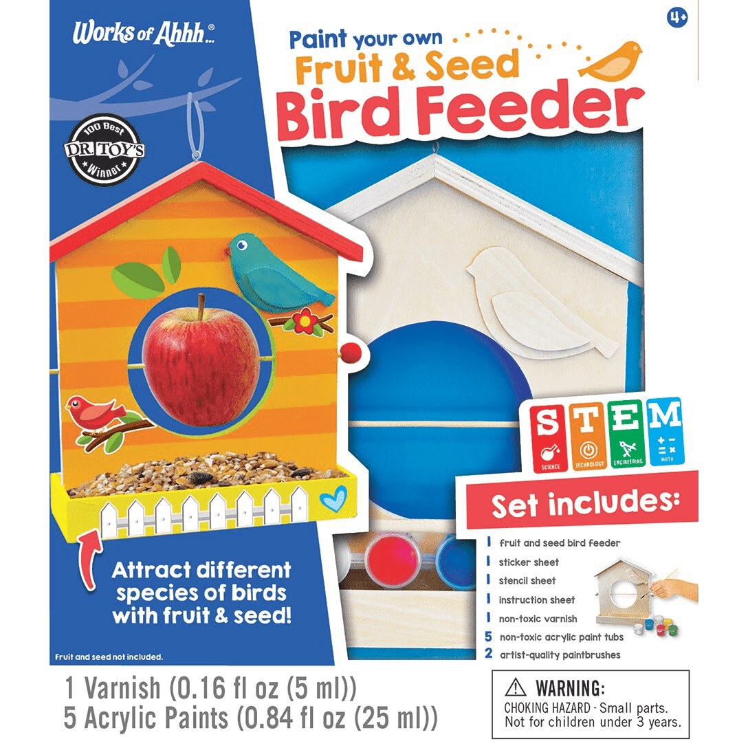 Paint Your Own Fruit & Seed Bird Feeder