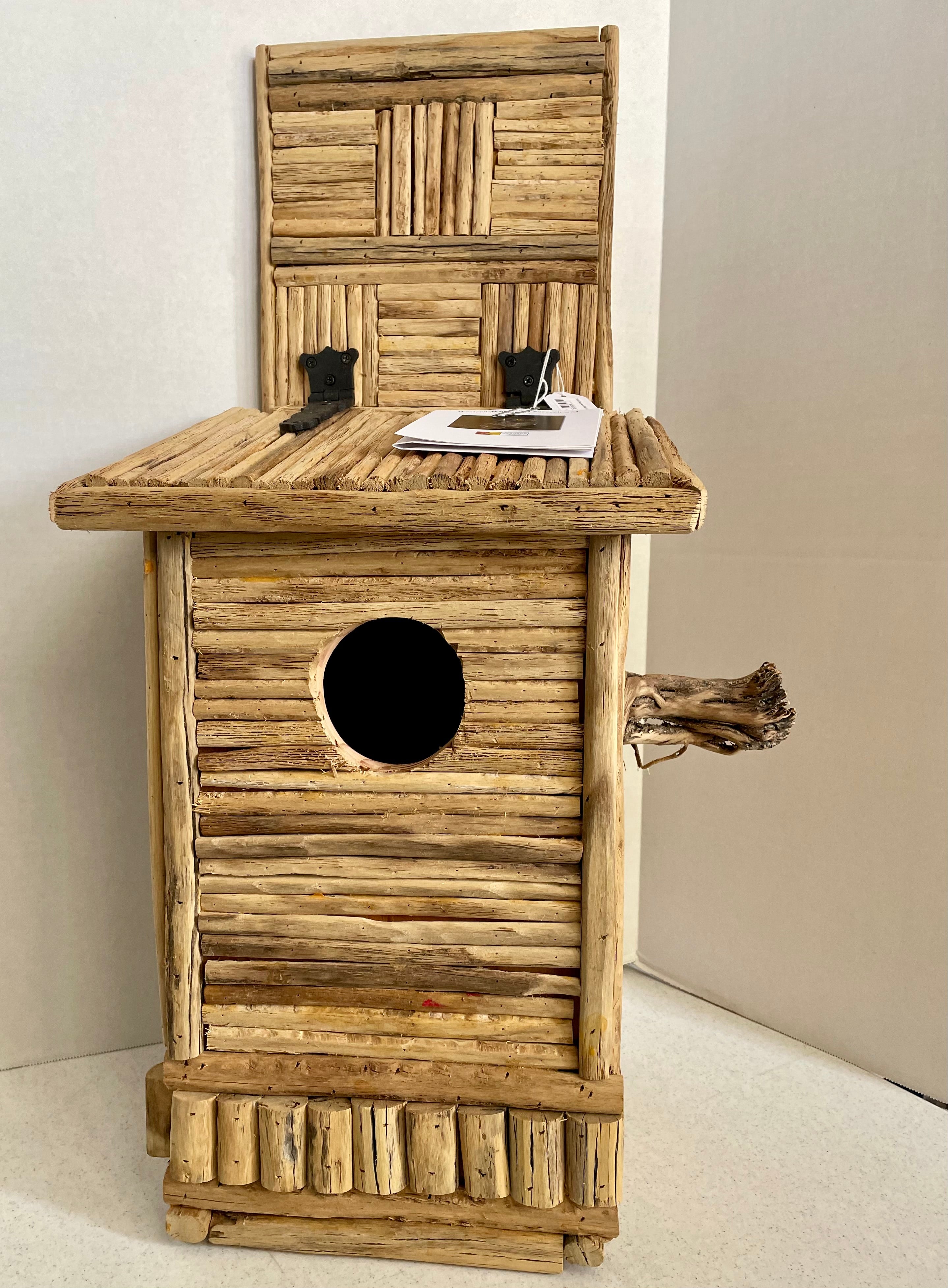 Screech-owl/ Kestrel  Nestbox (Created by Fred Dardis) - Fundraiser