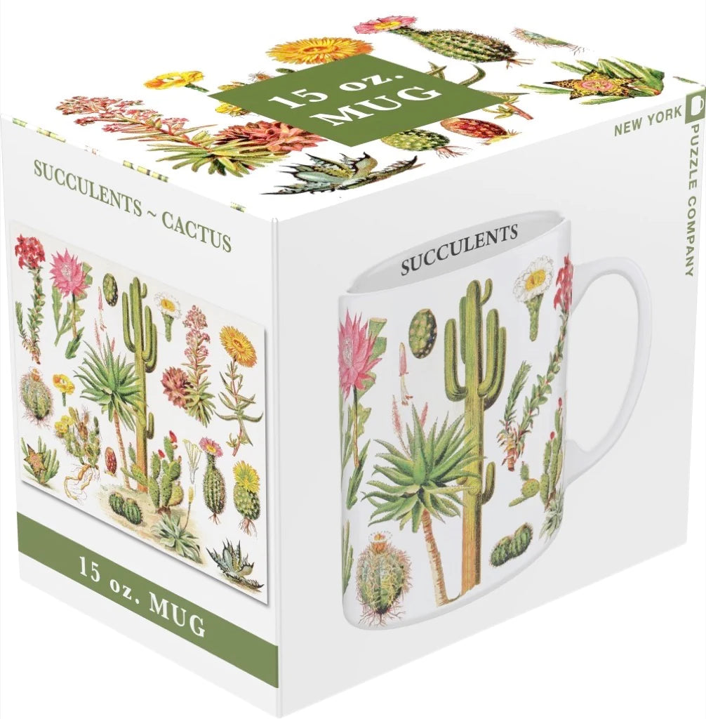 Succulents Mug 15oz