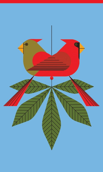 Charley Harper Cardinals Consorting 3 x 5 Notepad