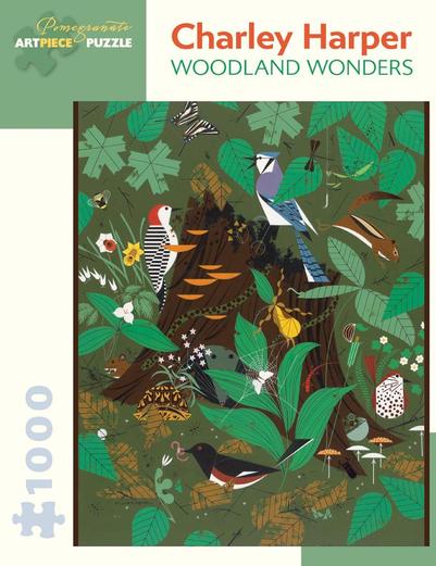 Charley Harper - Woodland wonders -  1000pc puzzle