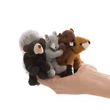 Puppets - Woodland Animal Finger Puppets - Folkmanis