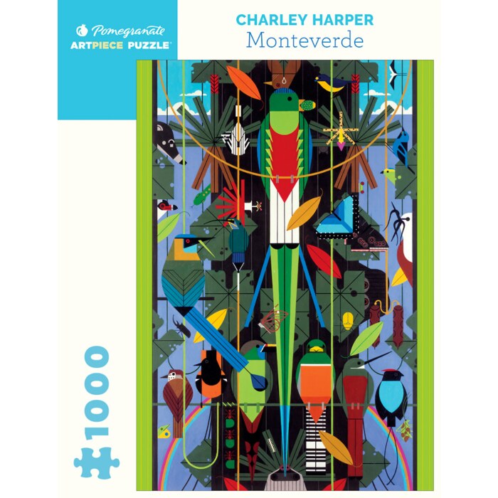 Charley Harper Monteverde 1000 Piece Puzzle