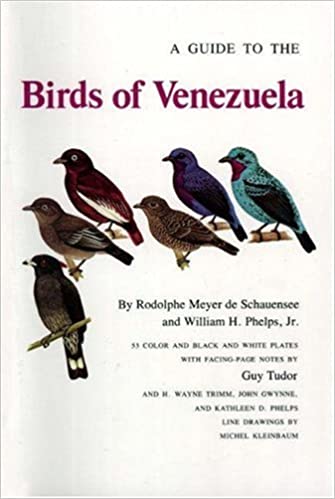 USED - Guide to the Birds of Venezuela, de Schauensee